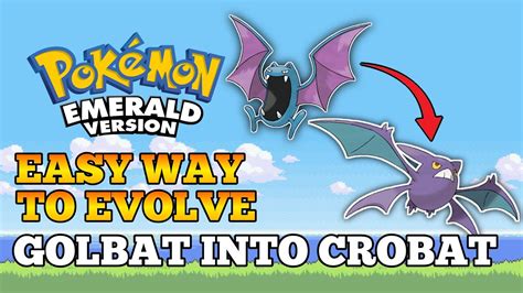 is crobat in pokemon emerald.